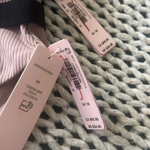 Pink Ribbed Bikini Set - Picture 5 of 6